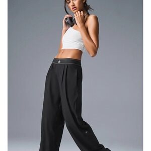 ALO Yoga Black Wide Leg Pants